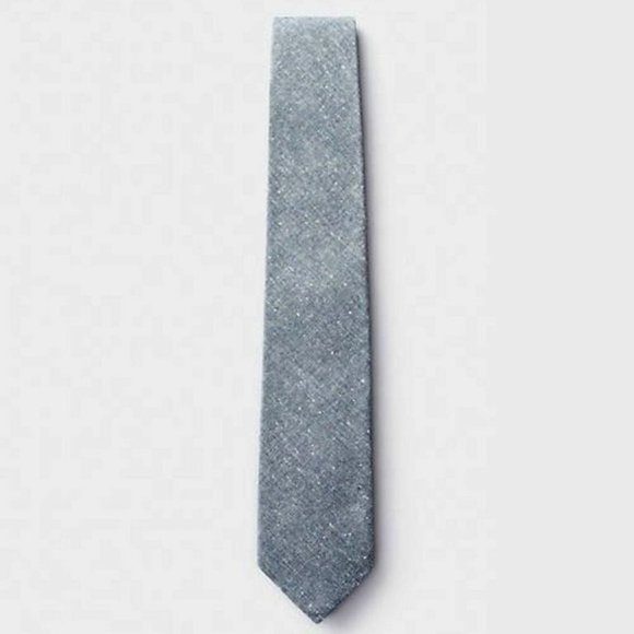 Jack Spade Neckwear Tie Chambray Blue - Picture 2 of 4